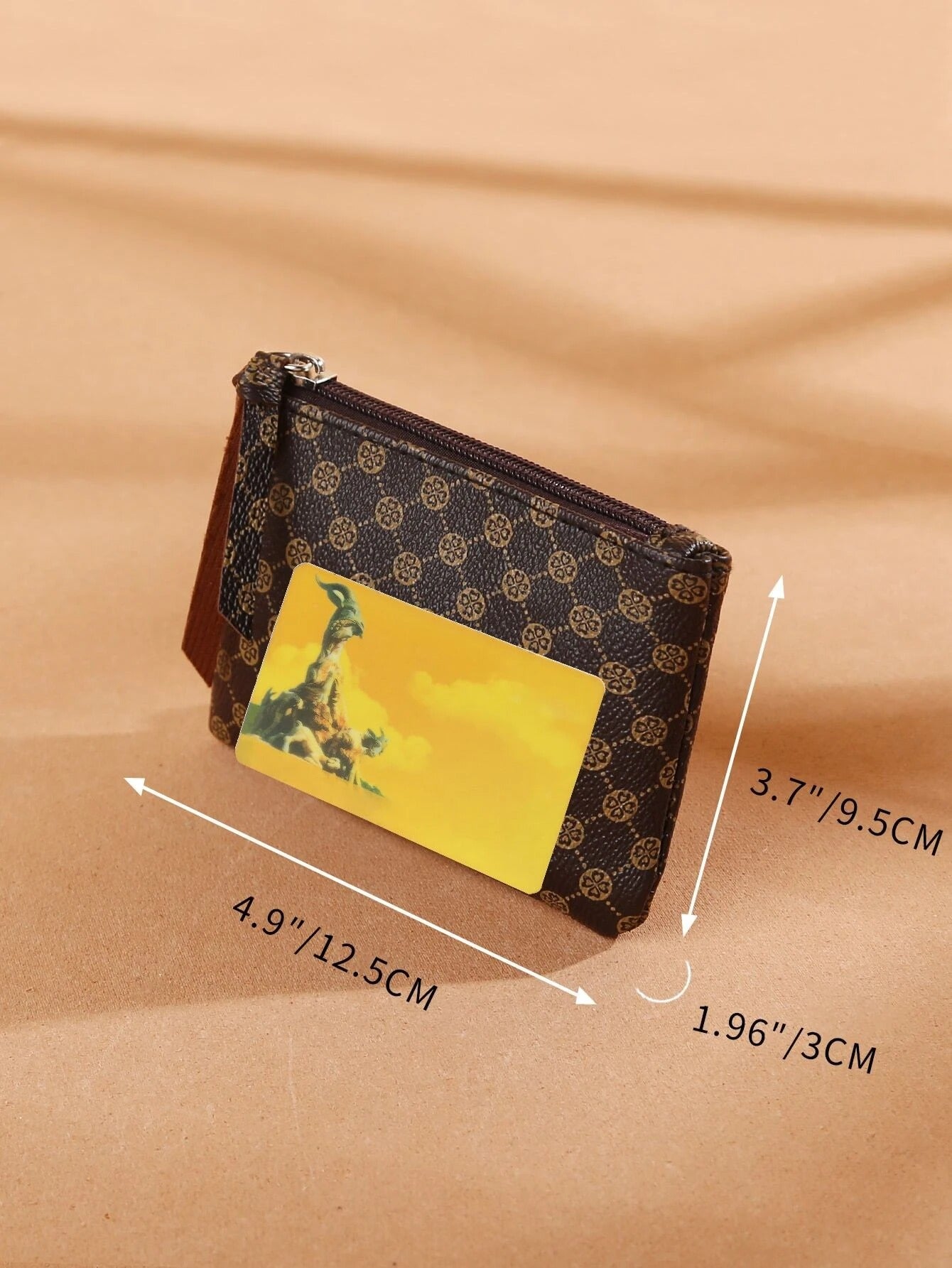 محفظة عملات معدنية بني محافظ بوك