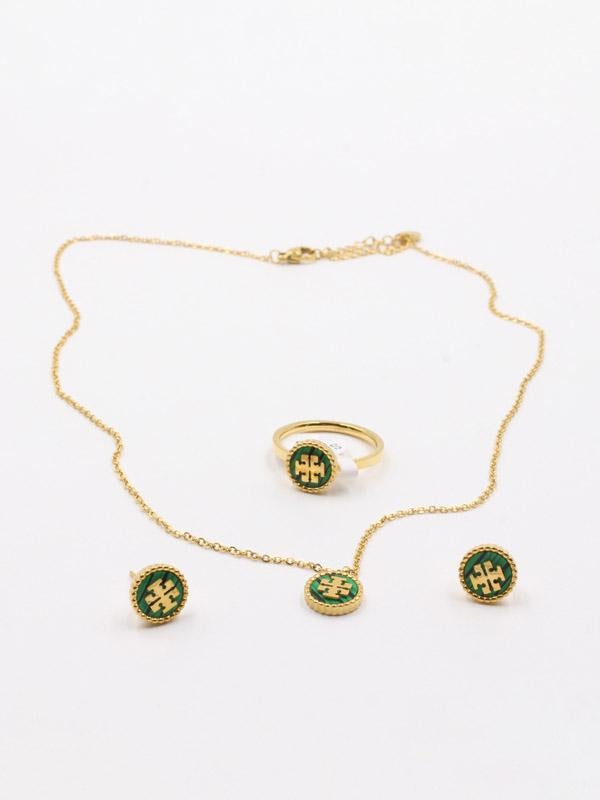 طقم توري بورش ناعم 3 قطع اطقم tory burch اخضر 18