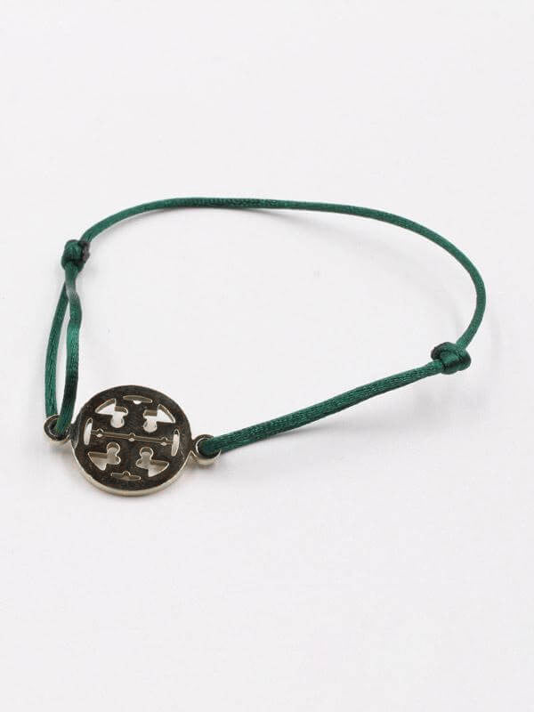 اسواره توري بورش خيط اسواره tory burch اخضر فضي