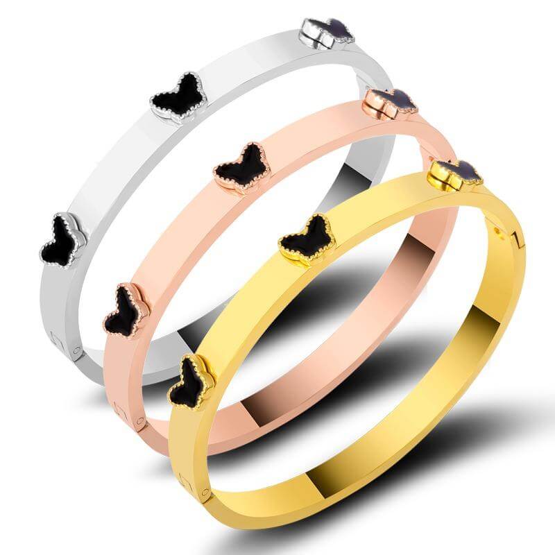 اسوارة فراشه بانقل ستانلس ستيل اسواره متوفر 2 لون