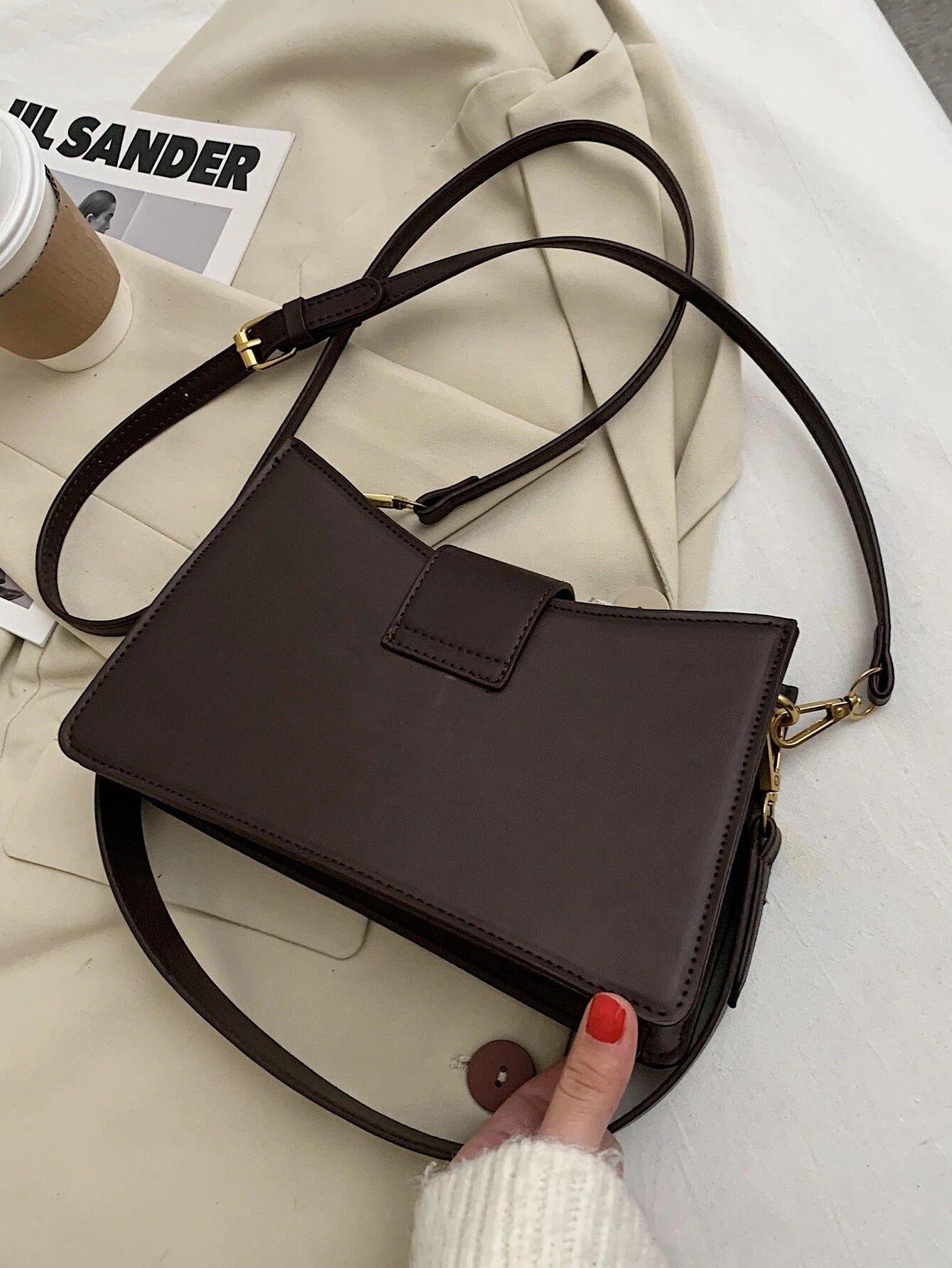 حقيبة باجيت جلد شنط وحقائب شنط