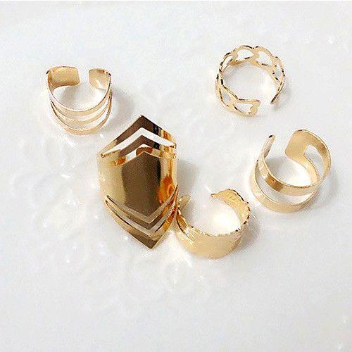 مجموعة خواتم هاف فن خواتم متوفر 1 لون