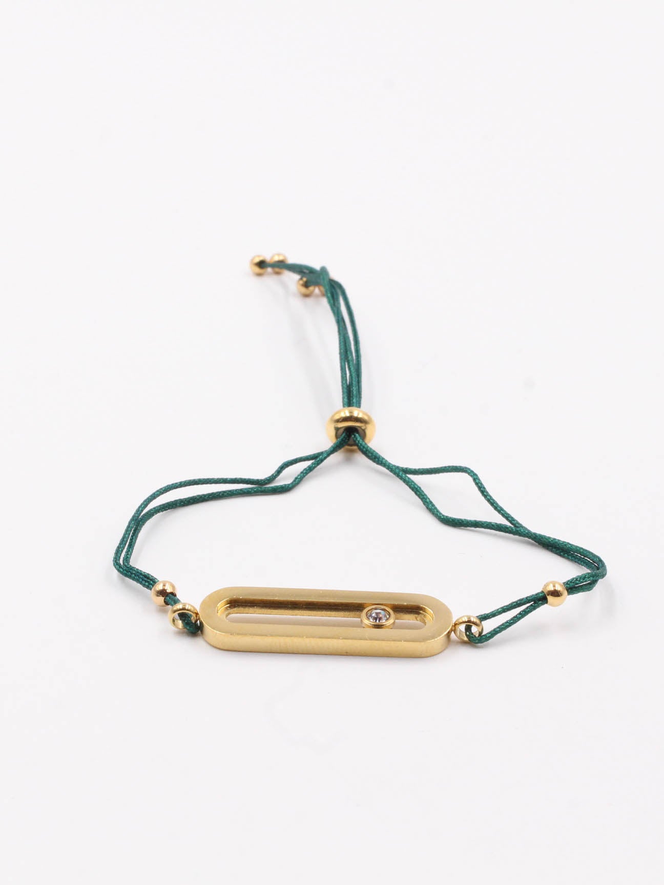 اساور ميسيكا خيط messika اخضر ذهبي