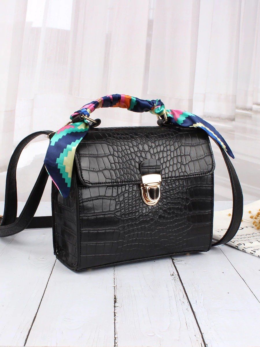 شنطه بنقشة جلد التمساح شنط وحقائب شنط