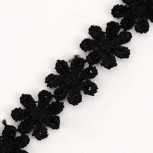 عقد وردات اسود سلسال متوفر 1 لون