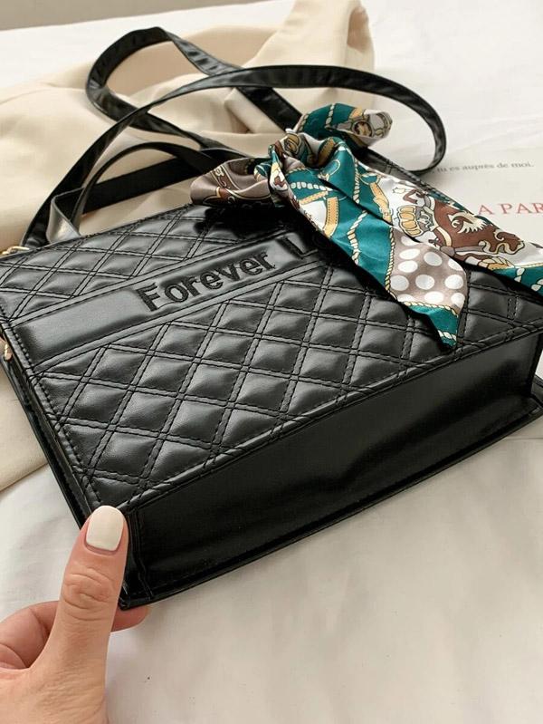 حقيبة يد مع وشاح شنط وحقائب شنط