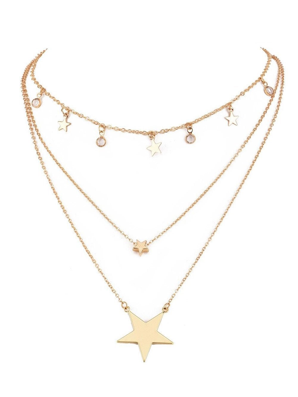 سلسال تشوكر طبقات نجمة سلسال متوفر 1 لون