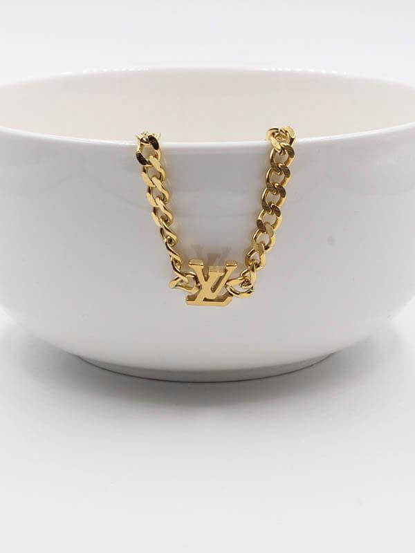 اسوارة ال في ناعمة ذهبي اسواره louis vuitton