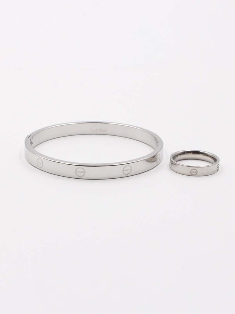 اسواره وخاتم كارتير اسواره CARTIER فضي 6