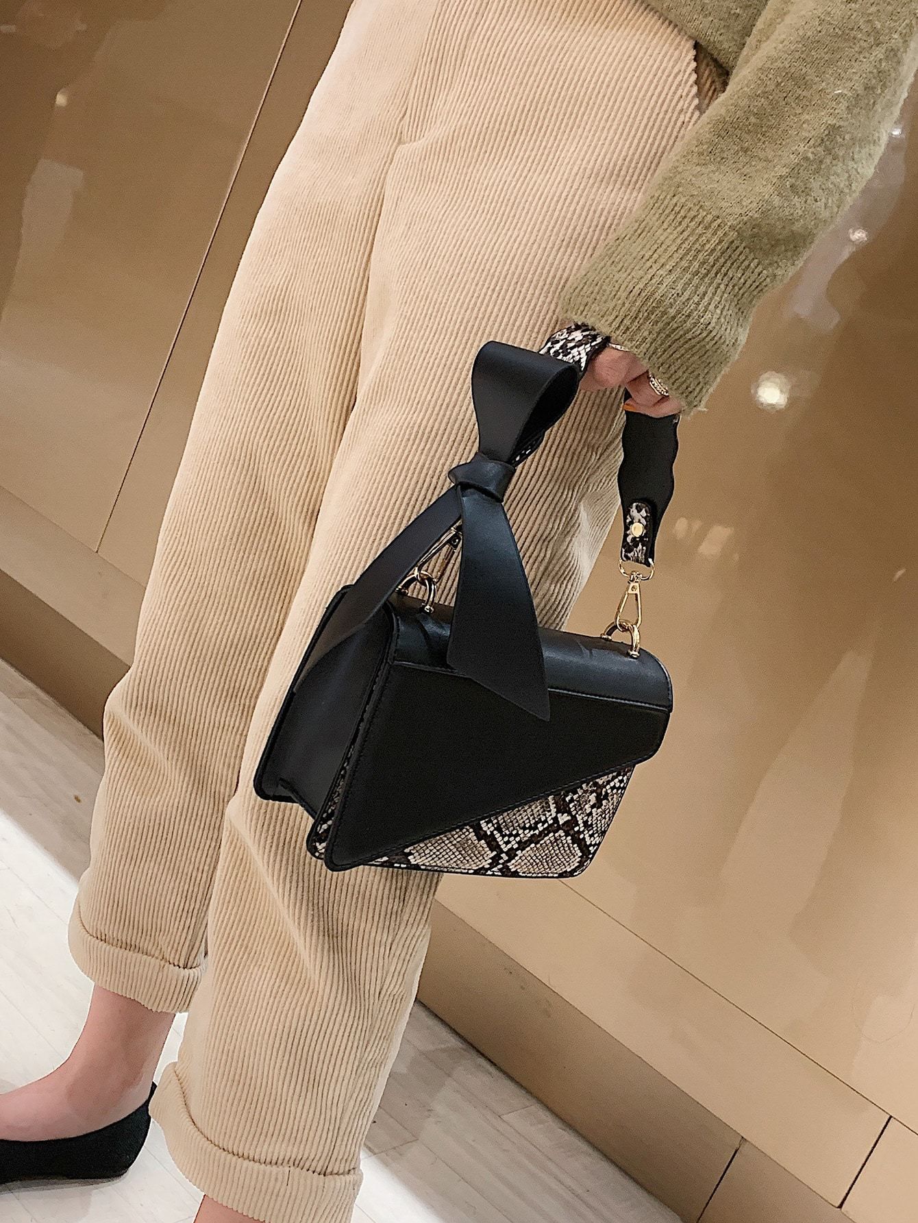 شنطة يد جلد ثعبان شنط وحقائب شنط