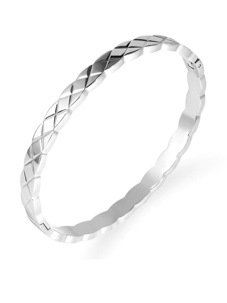 اسواره شانيل بانقل ميتال اسواره chanel فضي