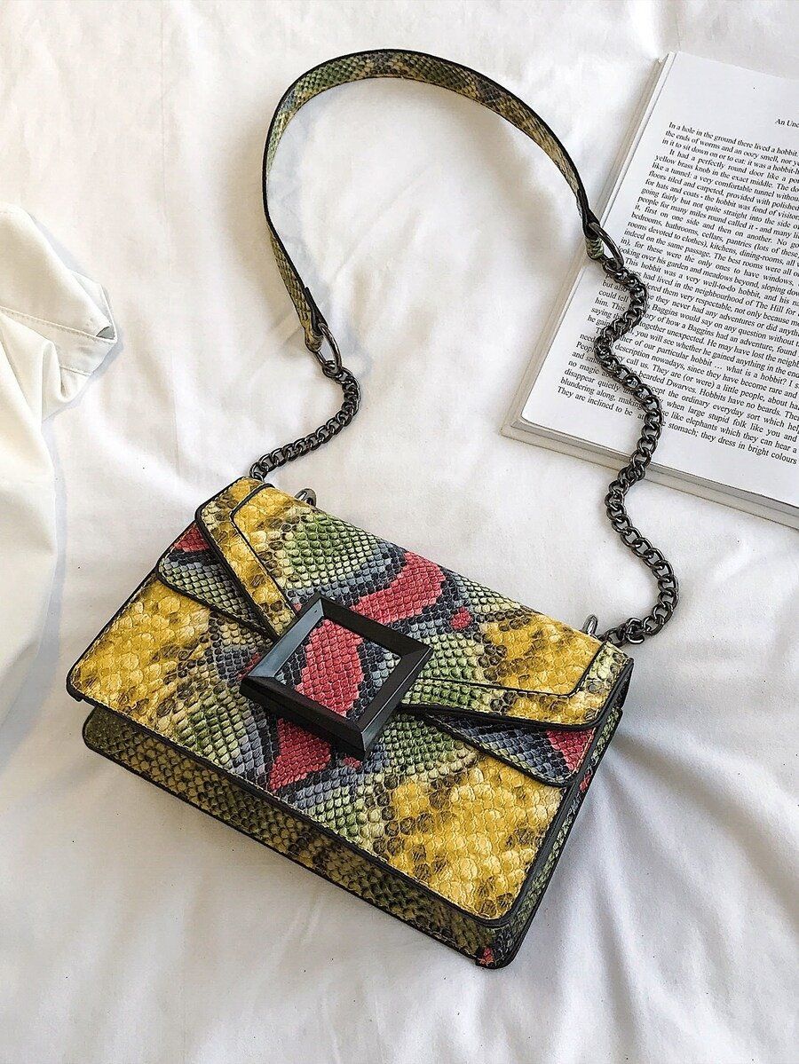 شنطة جلد تمساح ملونه شنط وحقائب شنط