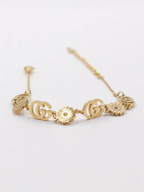 اسوارة قوتشي ميتال قولد اسواره gucci