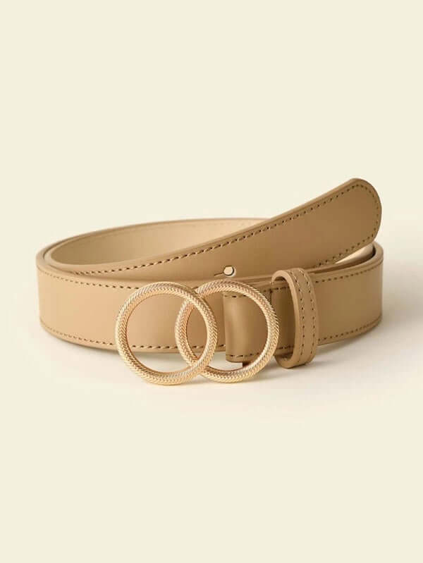 حزام سيركلز احزمة متوفر 1 لون بيج