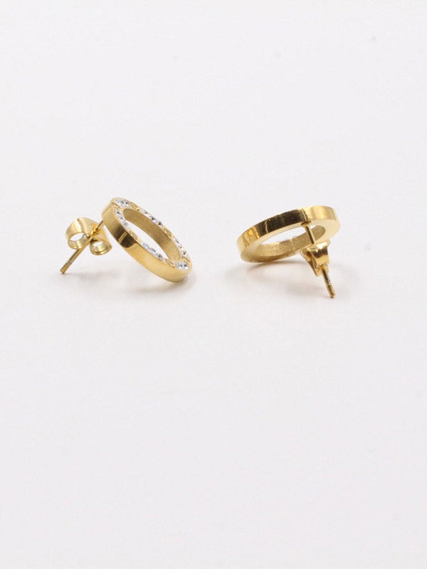 حلق كارتير كريستال مدور حلق CARTIER