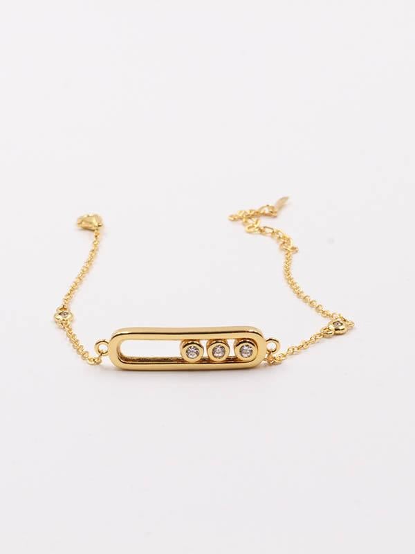 سوارة ميسيكا ذهبي وفضي messika ذهبي