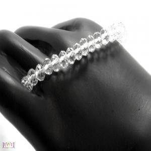 أسواره كرستال مطاطيه اسواره متوفر 5 لون ابيض شفاف