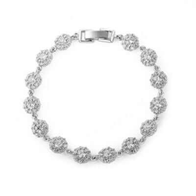 اسواره ملتي سيركل زركون اسواره متوفر 1 لون فضي