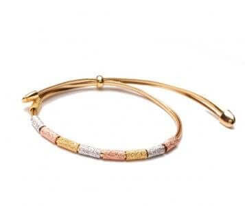 اكسسوارات اسواره مونيكا جلد ملون اسواره متوفر 6 الوان ذهبي