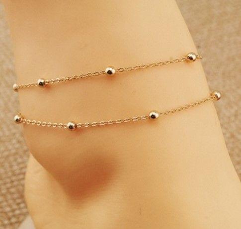 خلخال دبل شينز خلاخل متوفر 2 لون