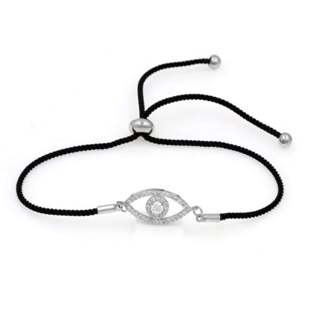 اسوارة عين زركون اسواره متوفر 2 لون فضي