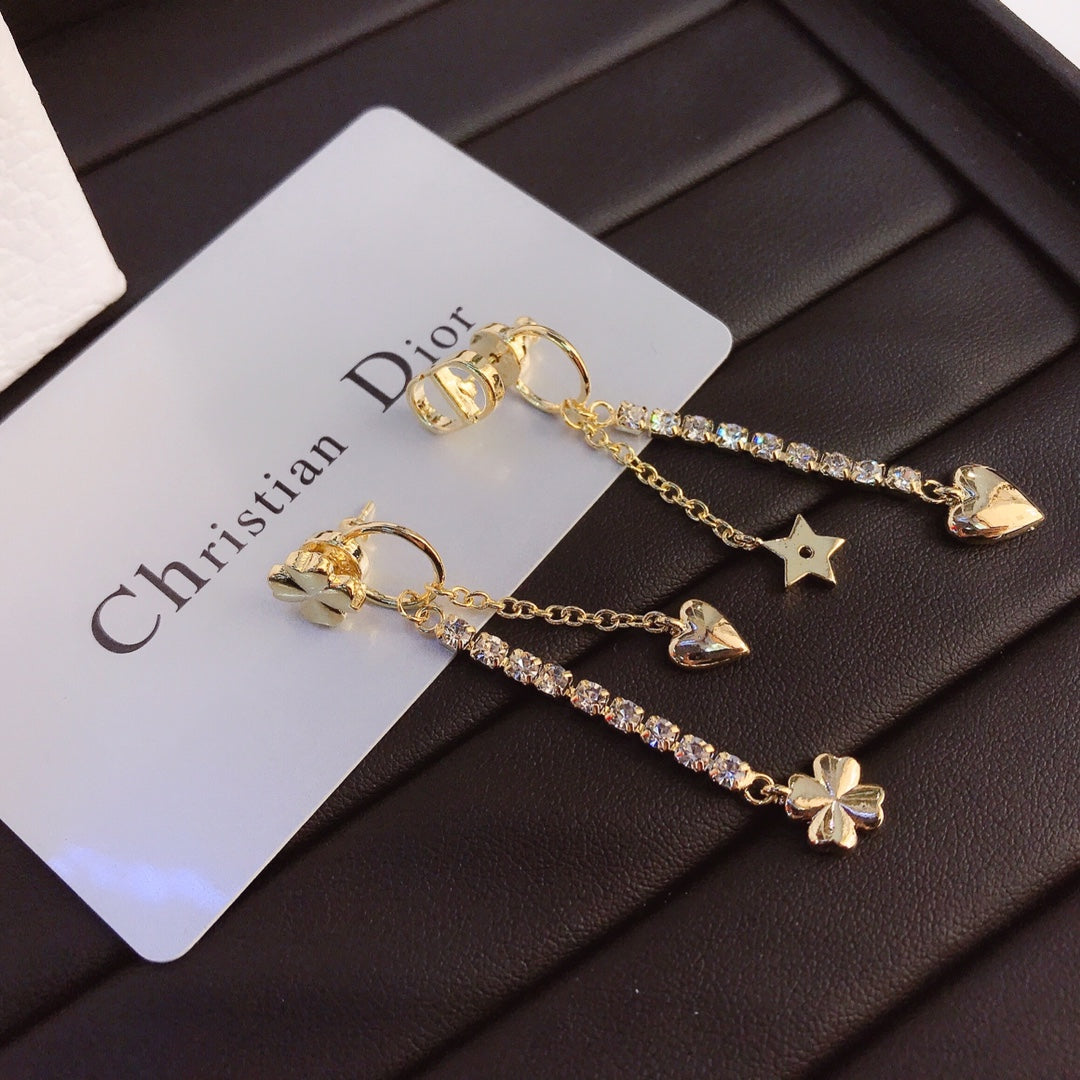 حلق جادور انتيك مدور حلق dior