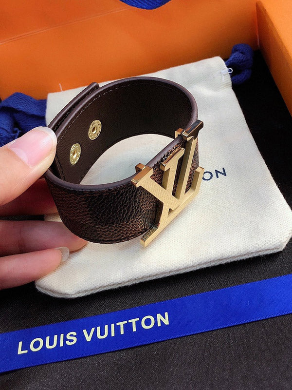 اسواره لويس فيتون نسائي جلد بني اسواره louis vuitton