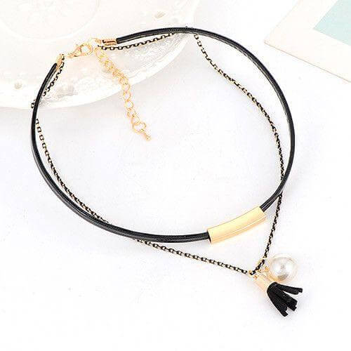 سلسال لولو طبقتين جلد سلسال متوفر 1 لون