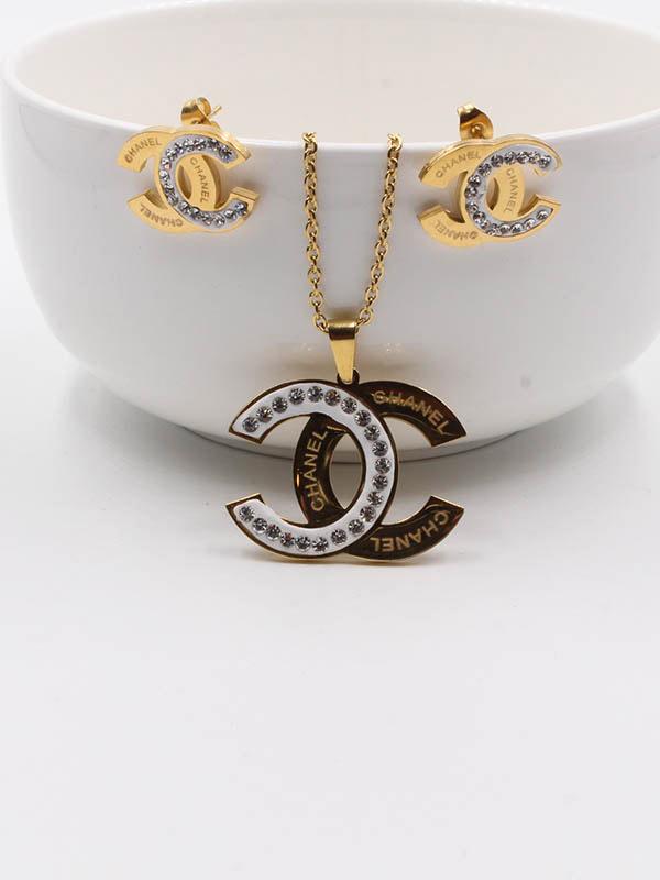 طقم شانيل كريستال اطقم chanel