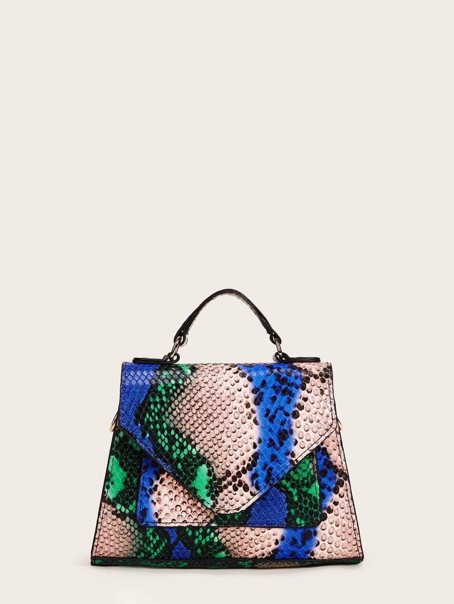 شنطة ملونه صغيره جلد ثعبان شنط وحقائب شنط