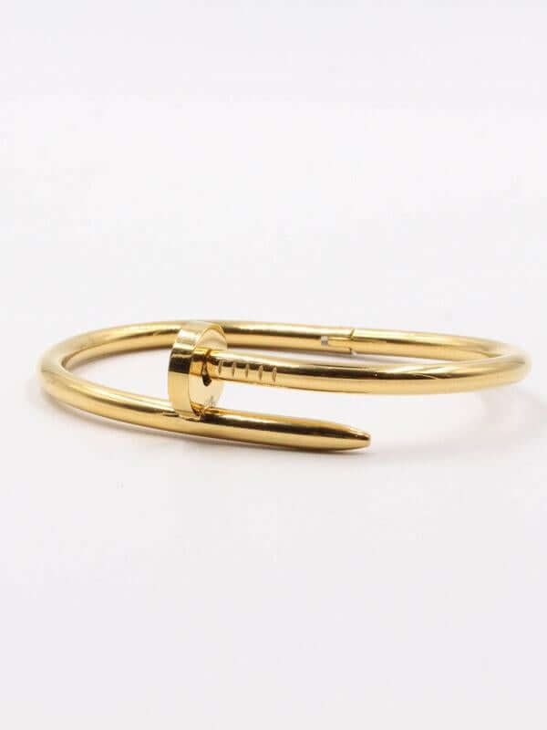 اسواره كارتير مسمار وذ لوقو اسواره CARTIER ذهبي نسائي مقاس 14
