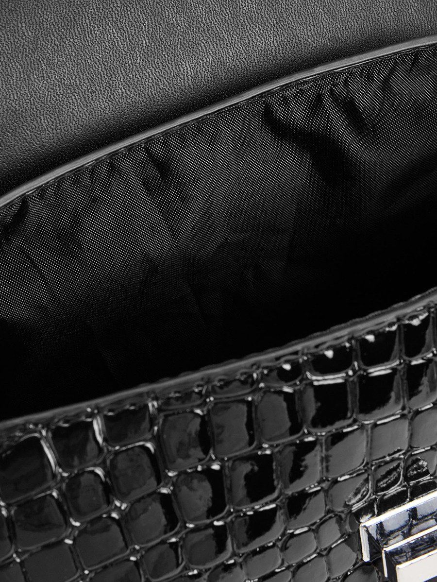 شنطة جلد تمساح اسود شنط وحقائب شنط