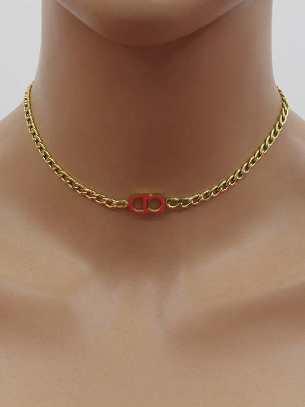 عقد ديور ناعم سلسال dior