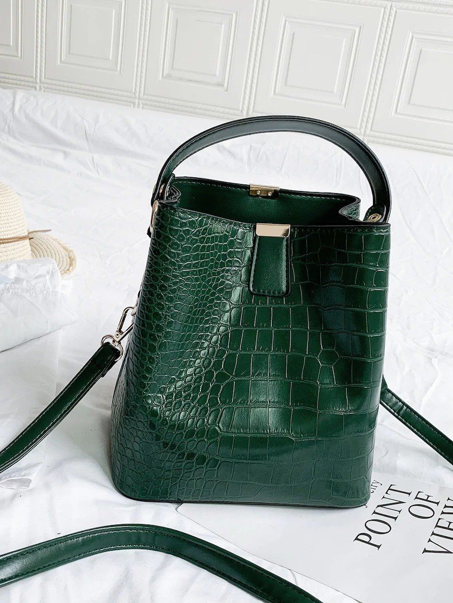 شنطة جلد تمساح شنط وحقائب شنط اخضر