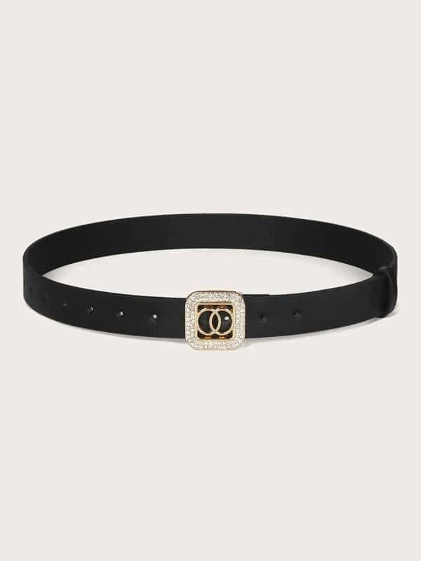 حزام جلد شانيل احزمة chanel
