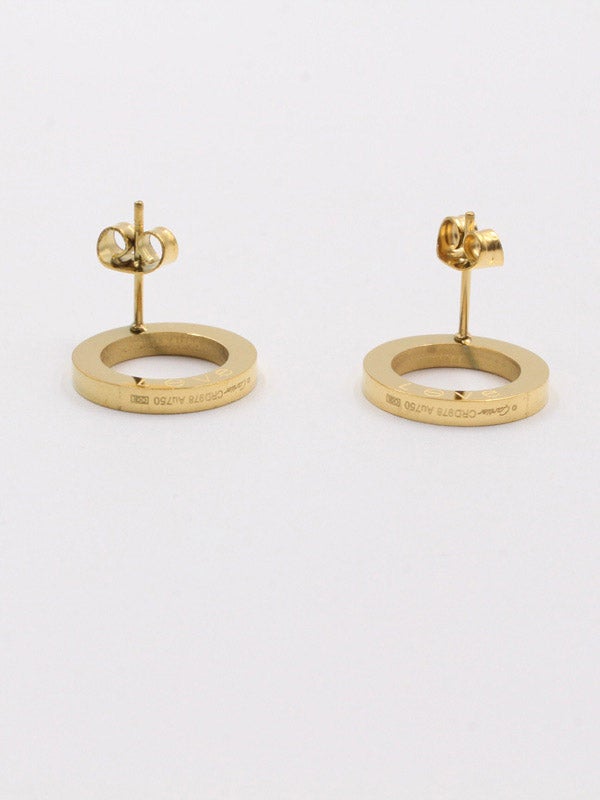 حلق كارتير ميتال مدور حلق CARTIER