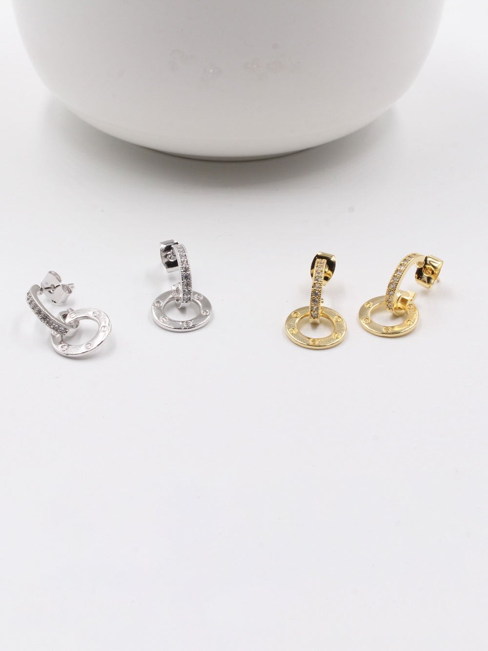 حلق كارتير دبل سيركلز حلق CARTIER