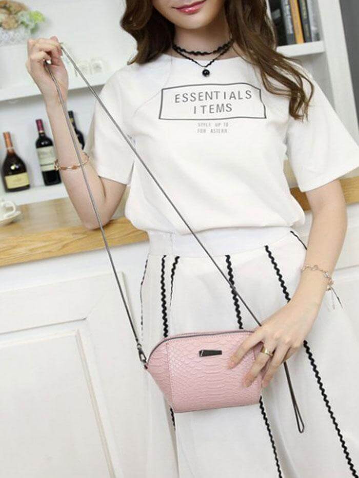 حقيبة يد جلد تمساح شنط وحقائب متوفر 3 لون