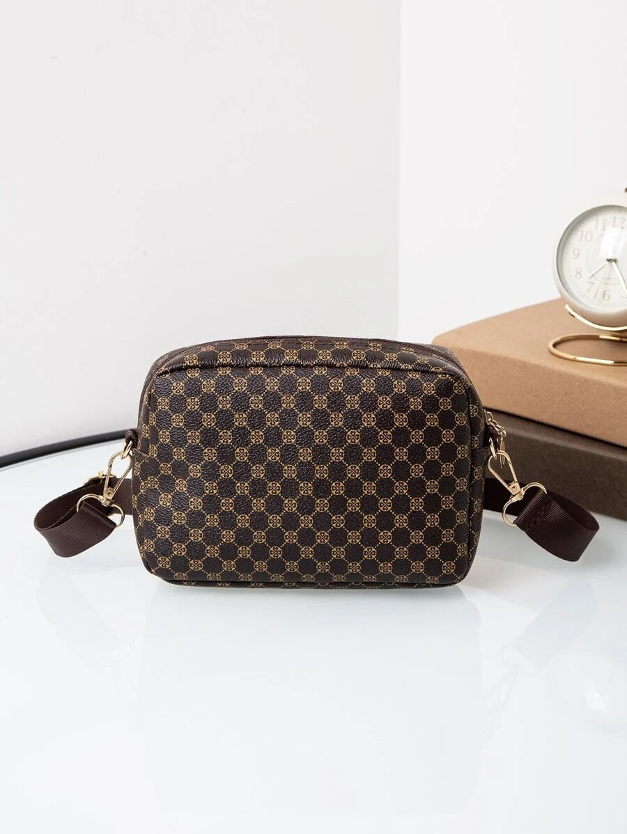 حقيبة مربعة بني صغير شنط وحقائب شنط