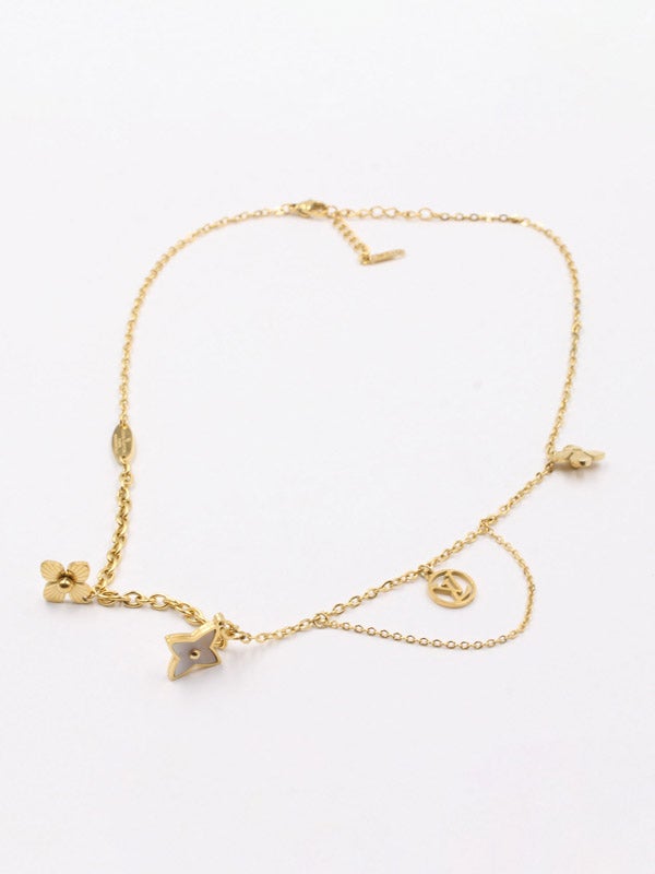 سلسال لويس فيتون ستنلس ستيل سلسال louis vuitton