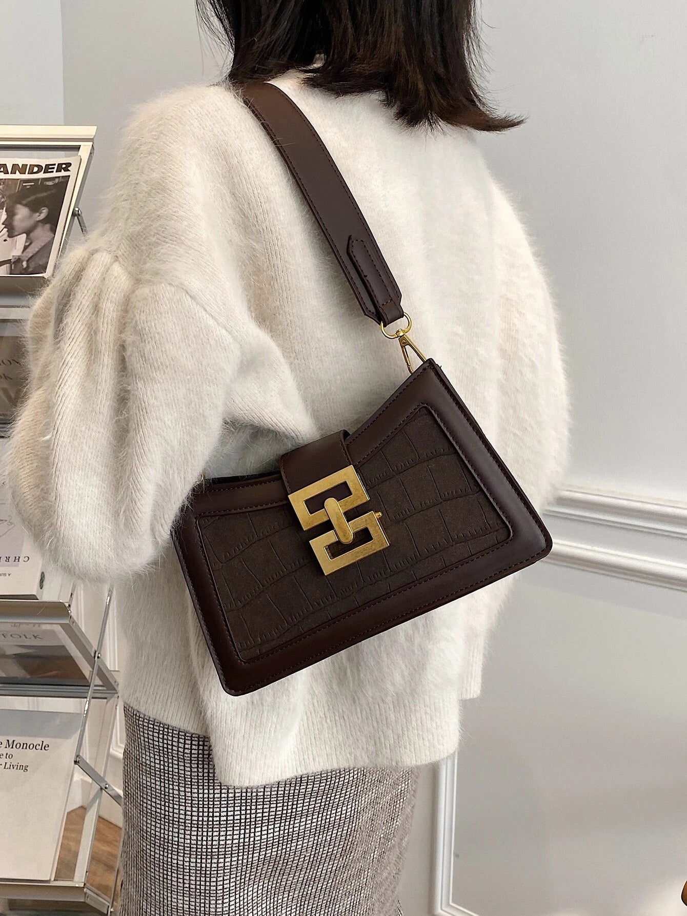 حقيبة باجيت جلد شنط وحقائب شنط