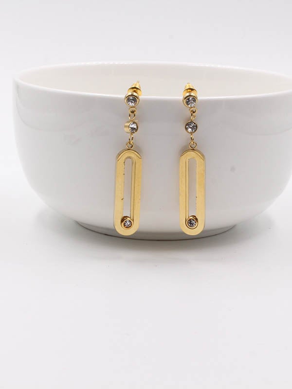 حلق ميسيكا طويل messika ذهبي