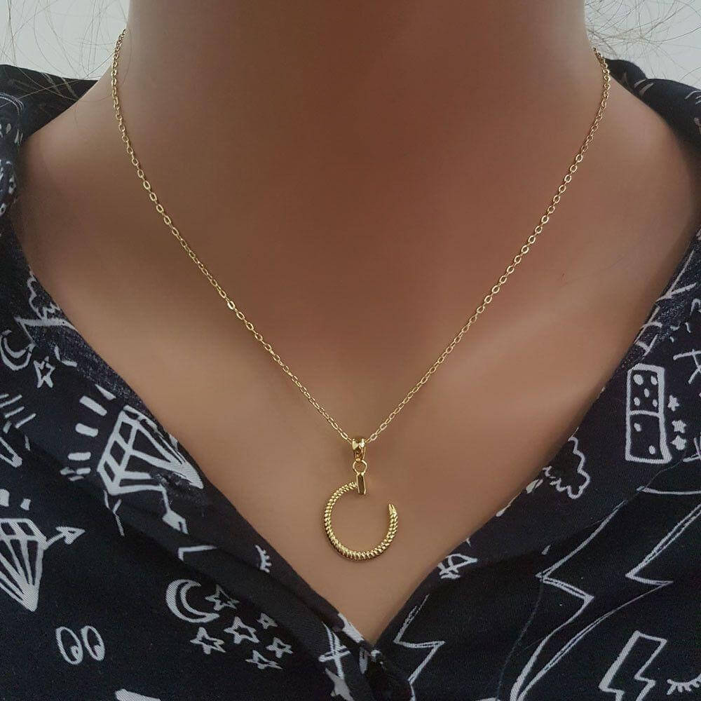 سلسال كارتير مسمار مدور سلسال متوفر 2 لون