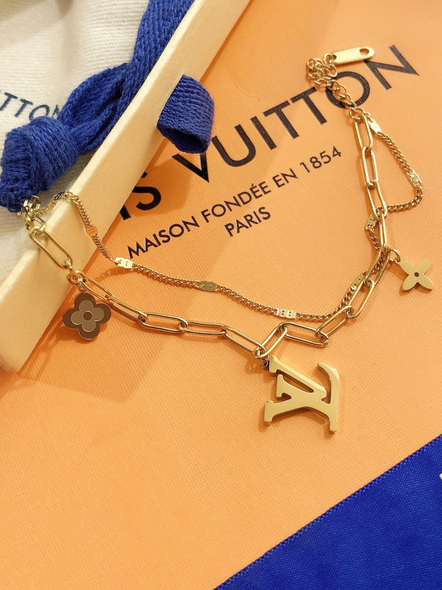 اساور لويس فيتون دبل شاين لوقو اسواره louis vuitton