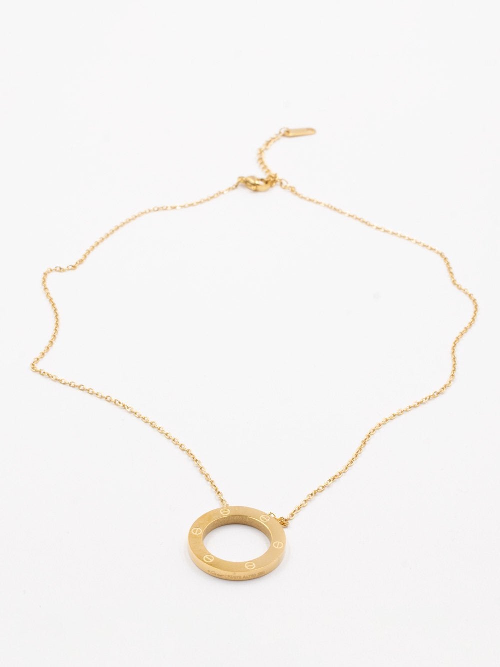 سلسال كارتير مدور ذهبي سلسال CARTIER
