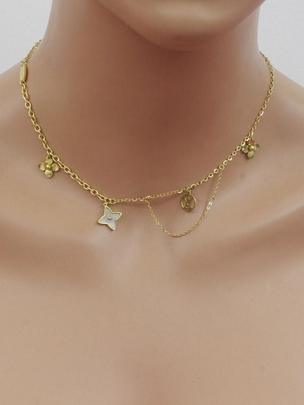 سلسال لويس فيتون ستنلس ستيل سلسال louis vuitton