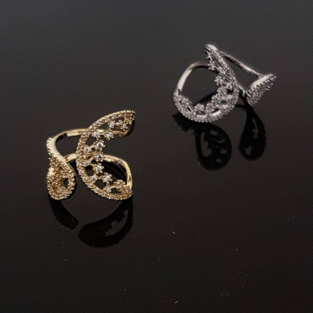 خاتم كيرف زركون تقليد الماس خواتم متوفر 2 لون