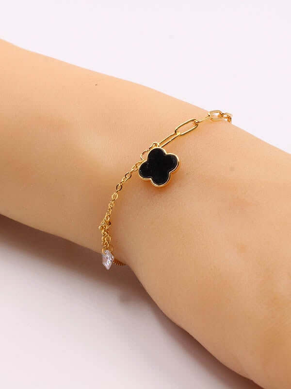 اسوارة فان كليف جنزير ناعم صدف اسواره van cleef