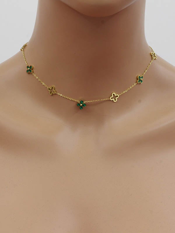 سلسال تشوكر فان كليف ملون سلسال van cleef