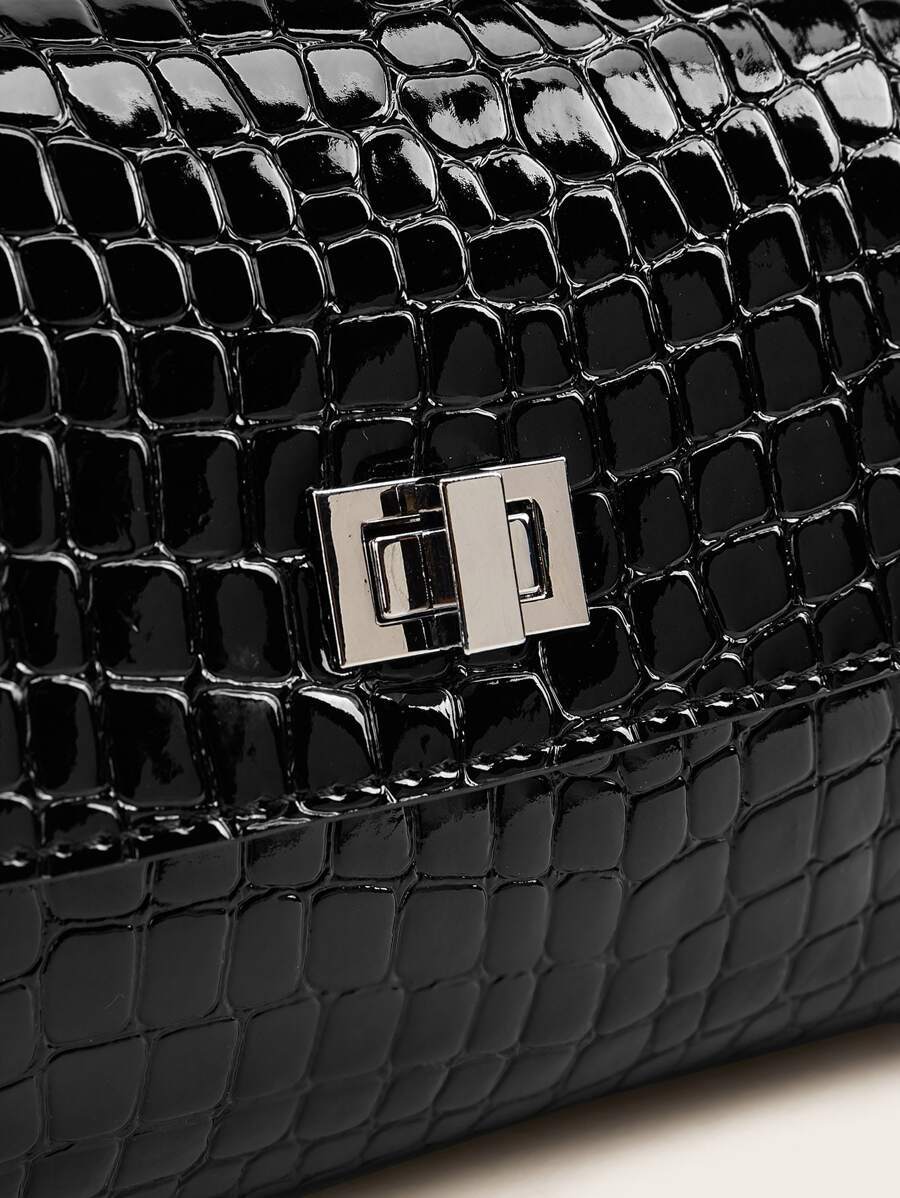 شنطة جلد تمساح اسود شنط وحقائب شنط